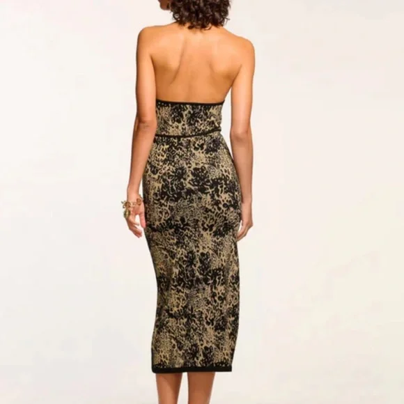 ❄️SNOW SALE❄️ ramy brook candance leopard halter dress - new with tags - Picture 2 of 6
